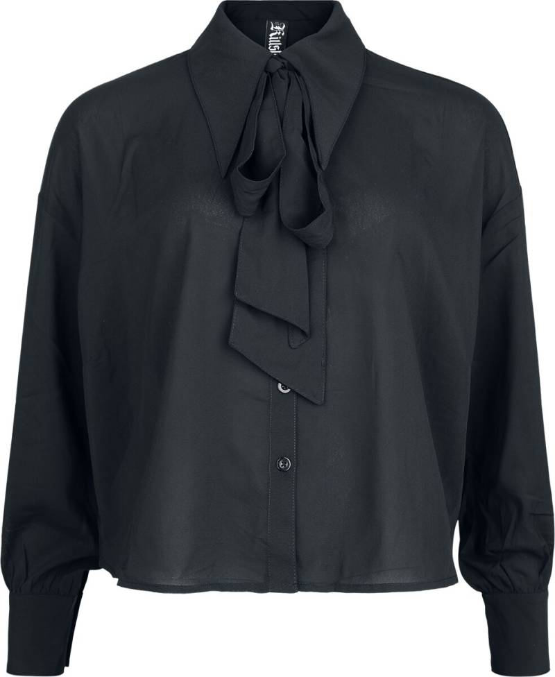 Killstar - Gothic Bluse - Nocturne Nights - Ivory'S Chorus Shirt - XS bis XXL - für Damen - Größe XXL - schwarz von Killstar