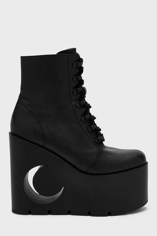 Killstar - Gothic Boot - Crescent Boots - EU36 bis EU42 - für Damen - Größe EU36 - schwarz von Killstar