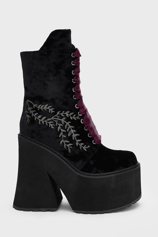 Killstar - Gothic Boot - In A Phase Boots - EU36 bis EU42 - für Damen - Größe EU42 - schwarz von Killstar