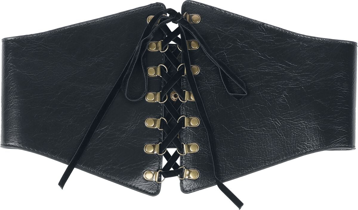 Killstar - Gothic Gürtel - Nocturne Nights - End Of Night Belt - für Damen - schwarz von Killstar