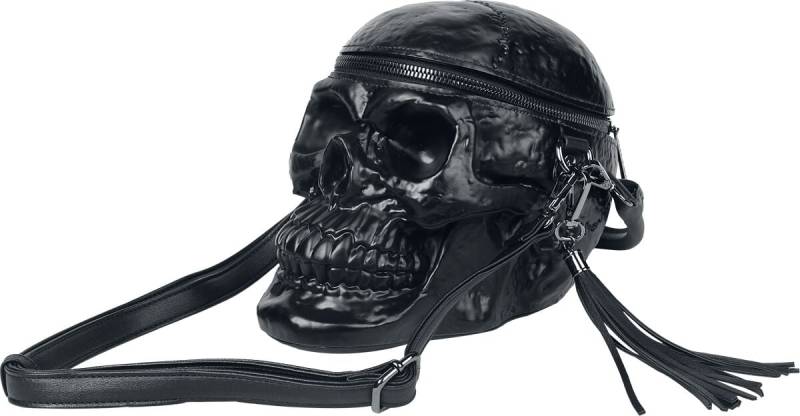 Killstar - Gothic Handtasche - Grave Digger Skull - für Damen - schwarz von Killstar