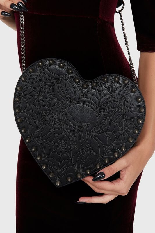 Killstar - Gothic Handtasche - Heartbreakers Web Bag - für Damen - schwarz Killstar - Gothic Handtasche - Heartbreakers Web Bag - für Damen - schwarz von Killstar