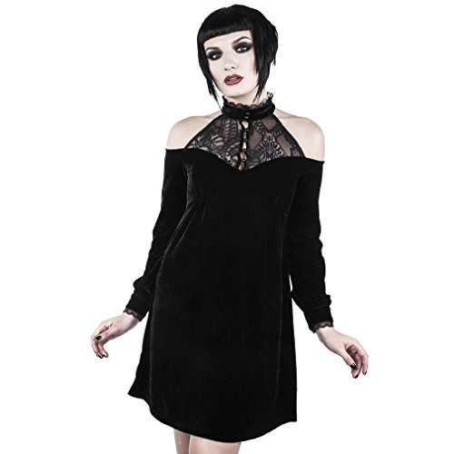 Killstar Gothic Minikleid - Wicked Webutant L von Killstar