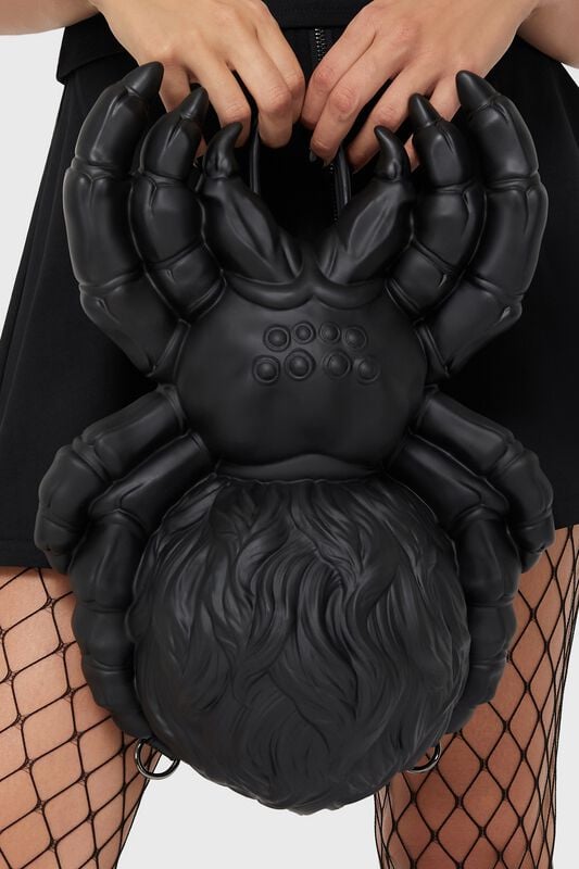 Killstar - Gothic Rucksack - Tarantula Backpack - für Damen - schwarz von Killstar