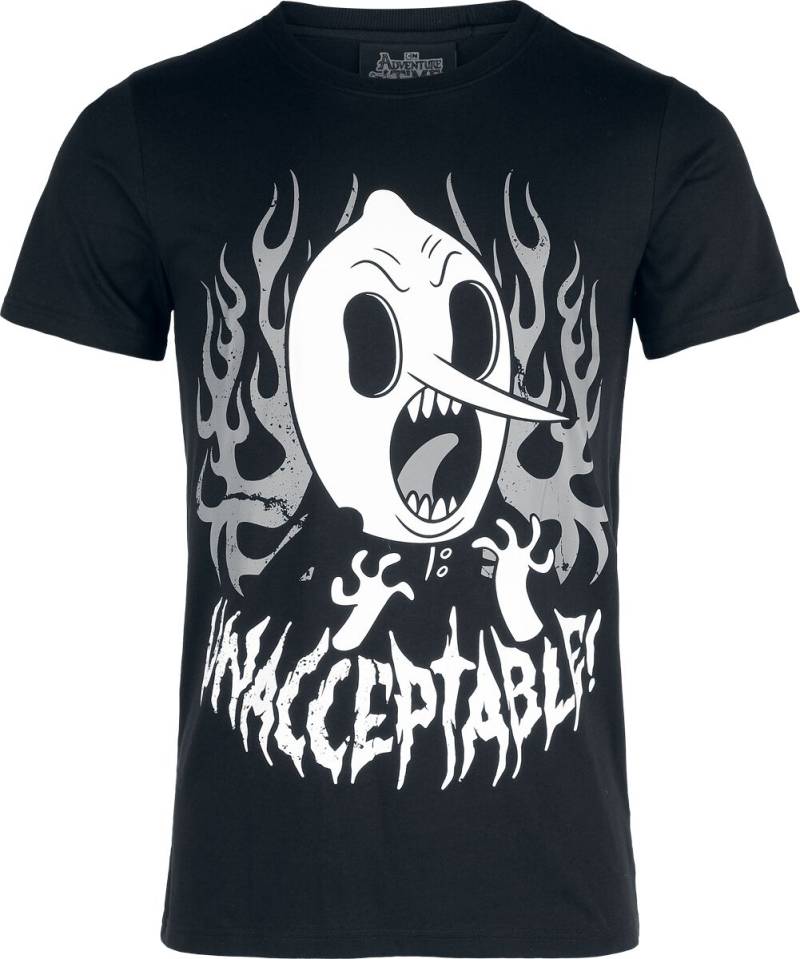 Killstar - Gothic T-Shirt - Adventure Time - Unacceptable T-Shirt - S bis 4XL - für Männer - Größe 3XL - schwarz von Killstar