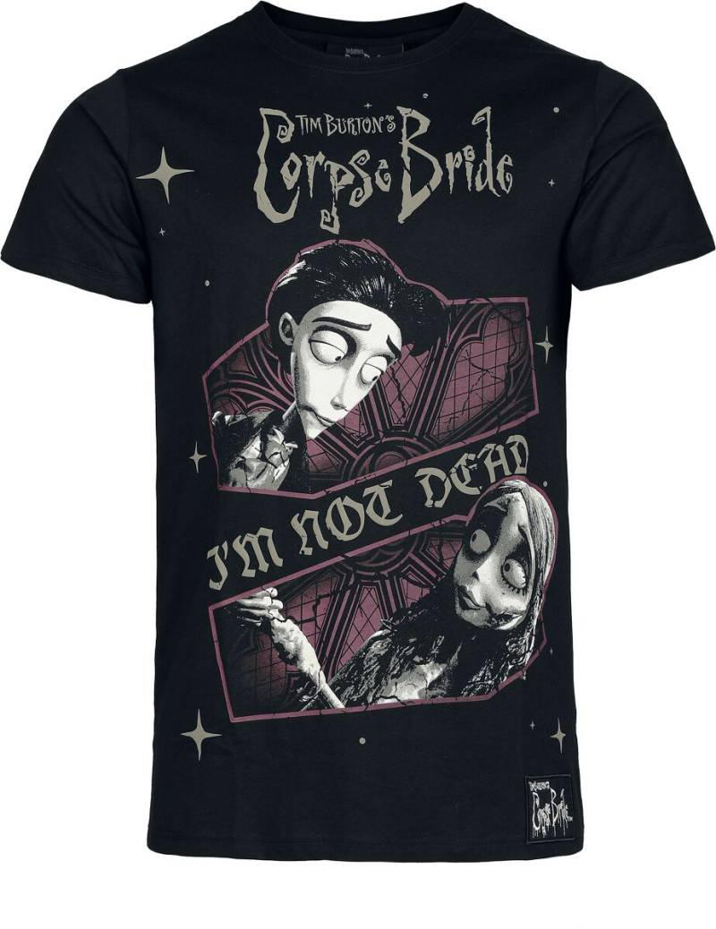 Killstar - Gothic T-Shirt - Corpse Bride II - I'm Not Dead T-Shirt - XS bis 4XL - für Männer - Größe 3XL - schwarz von Killstar