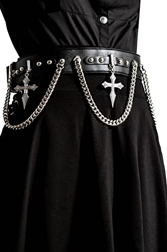 Killstar Gürtel Hope to Die - Größe XS/S (97cm) von Killstar