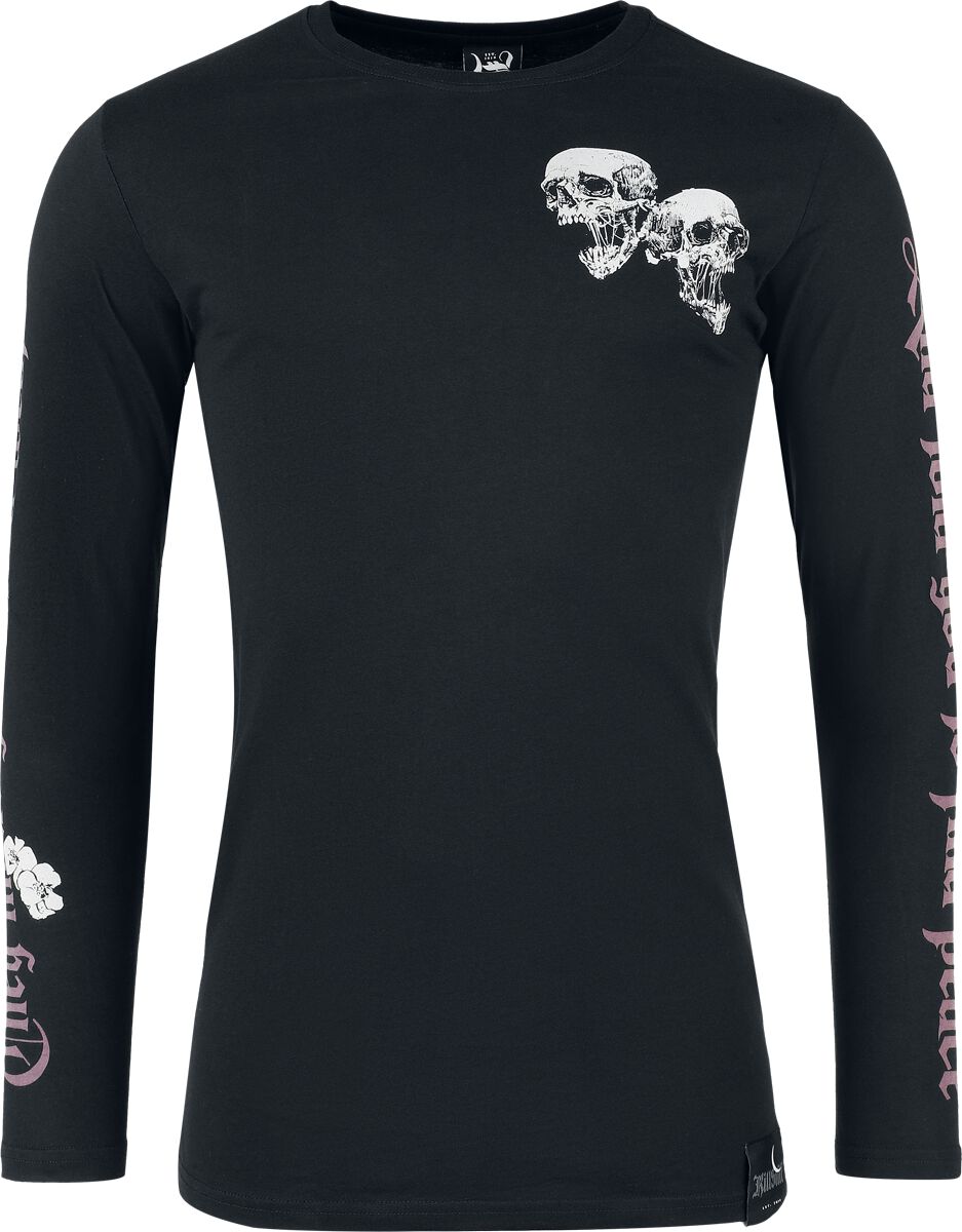 Killstar Heal Your Heart Long Sleeve T-Shirt Langarmshirt schwarz in XS von Killstar