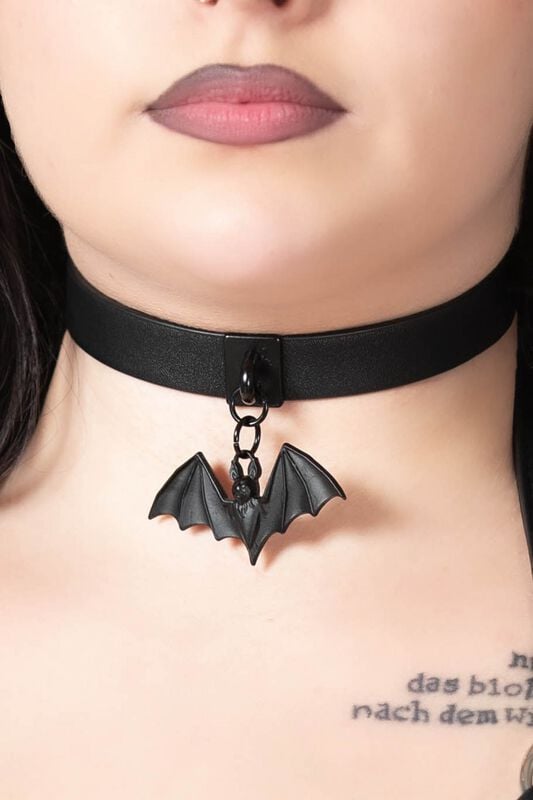 Killstar Little Bat Halsband schwarz von Killstar