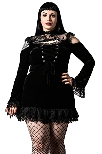 Killstar Minikleid - Blood Vow Schwarz (L) von Killstar