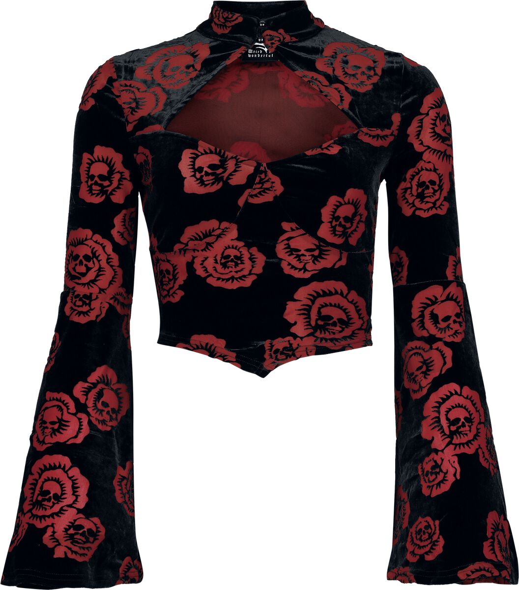 Killstar Pandora's Rose Top Langarmshirt schwarz in XL von Killstar