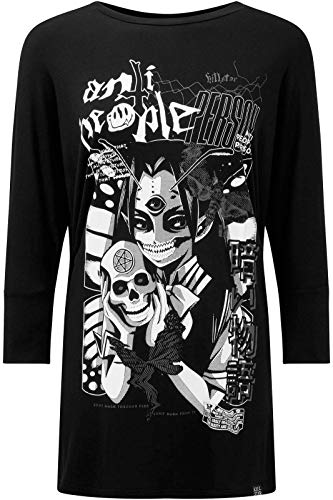 Killstar Raglan Tunika - No Fairytale S von Killstar