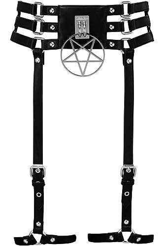 Killstar Strapsgürtel - Baby Hex Schwarz (3XL-4XL) von Killstar