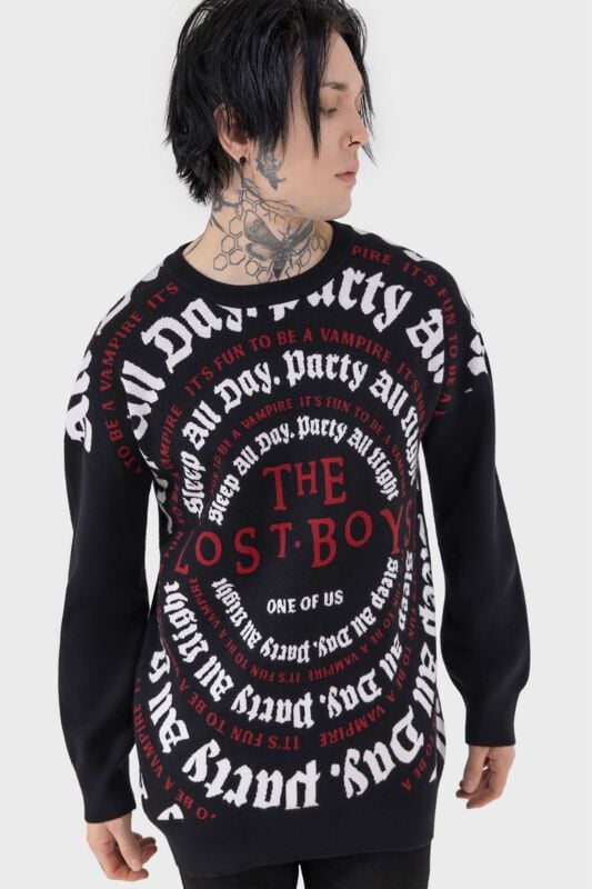 Killstar The Lost Boys - Party All Night Sweater Sweatshirt schwarz in XS von Killstar