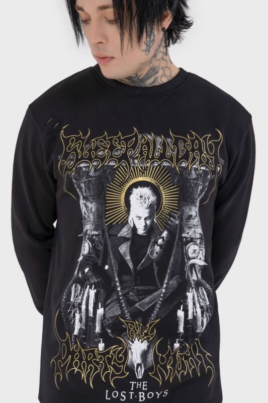 Killstar The Lost Boys - Sleep All Day Sweatshirt Sweatshirt schwarz in S von Killstar