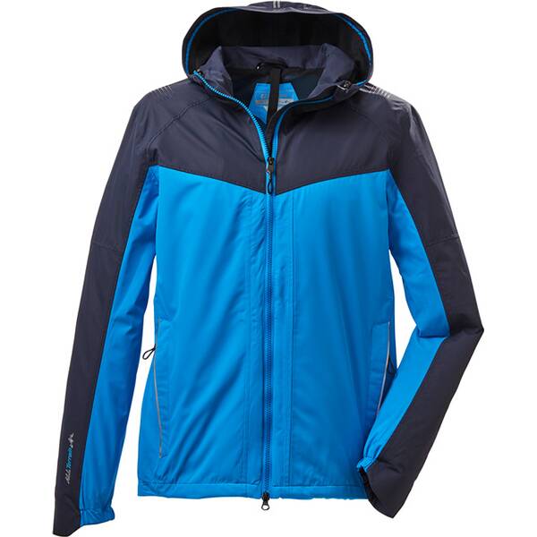 KILLTEC Herren Funktionsjacke mit Kapuze und Spritzschutz, packbar KOS 28 MN JCKT von Killtec