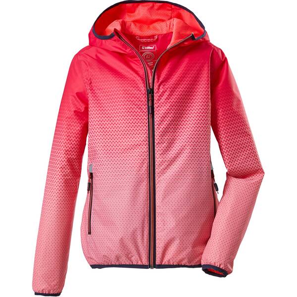 KILLTEC Kinder Funktionsjacke mit Kapuze, packbar Lyse GRLS JCKT A von Killtec