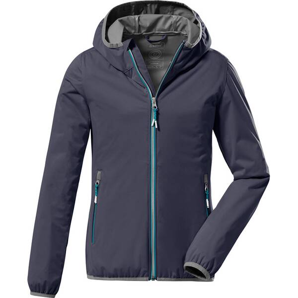 KILLTEC Kinder Softshell Jacke mit Kapuze, packbar KOS 164 GRLS SFTSHLL JCKT von Killtec