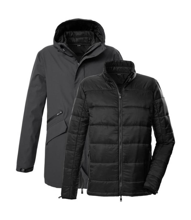 Killtec 3-in-1-Funktionsjacke KOW 94 MN PRK 3 in 1 Parka: wasserdicht, atmungsaktiv, verstellbare Kapuze von Killtec