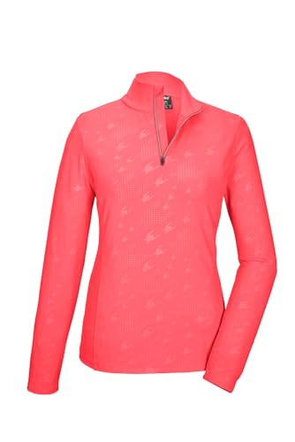 Killtec Damen Fleecepullover KSW 54 WMN, Farbe:neon-Coral, Größe:40 von Killtec