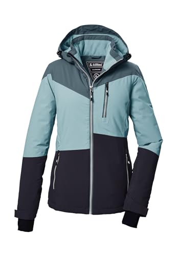 Killtec Damen Skijacke Funktionsjacke mit Kapuze KSW 197 WMN SKI JCKT wasserdicht, atmungsaktiv 00782-dunkel peppermint 46 von Killtec