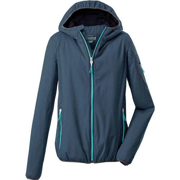 KILLTEC Damen Softshell Jacke mit Kapuze, packbar Trin WMN SOFTSHELL JCKT von Killtec