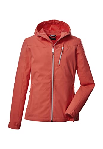 Killtec Damen Softshelljacke SoftShell Jacke mit Kapuze KOS 179 WMN SFTSHLL JCKT wasserabweisend 00414-koralle 40 von Killtec