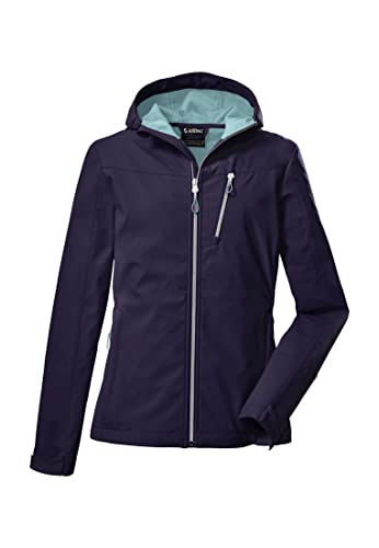 Killtec Damen Softshelljacke Softshell Jacke mit Kapuze KOS 179 WMN SFTSHLL Jckt wasserabweisend 00883-blue Anthracite 38 von Killtec