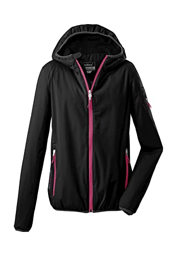 Killtec Damen Softshelljacke mit Kapuze, packbar Trin WMN, Farbe:schwarz, Größe:48 von Killtec