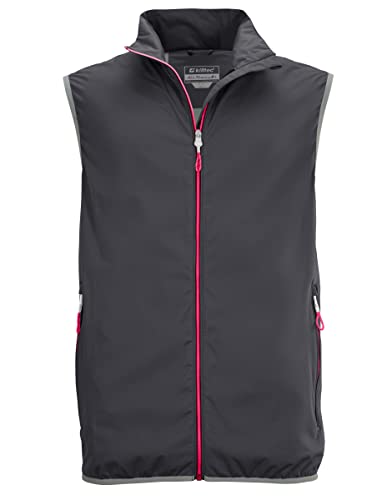 Killtec Damen Trin Wmn Softshell VST Softshellweste, verstaubar, Dunkelanthrazit, 34 von Killtec