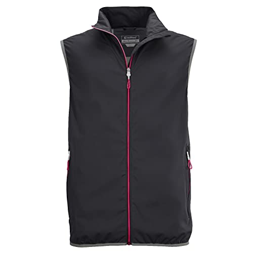 Killtec Damen Trin Wmn Softshell VST Softshellweste, verstaubar, Dunkelanthrazit, 36 von Killtec