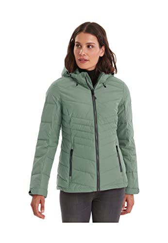 Killtec Damen Steppjacke Jacke in Daunenoptik mit abzippbarer Kapuze KOW 149 WMN QLTD JCKT wasserabweisend, atmungsaktiv, windabweisend 00708-mint 46 von Killtec