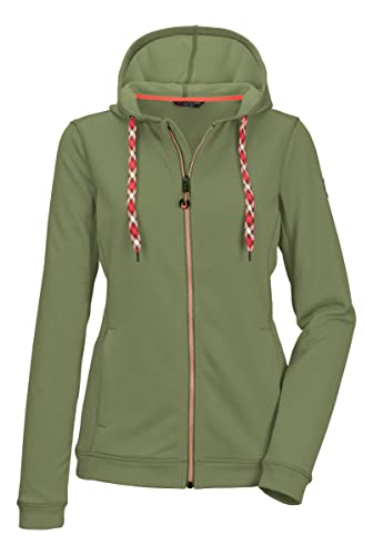 Killtec Damen Zip Hoodie KOS 86 WMN SWT JCKT, Farbe:oliv, Größe:38 von Killtec