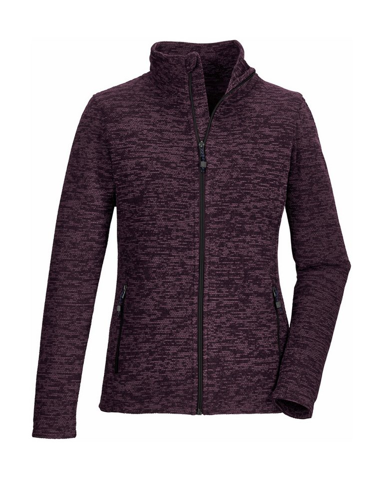 Killtec Fleecejacke KOW 113 WMN KNT FLC JCKT Strickfleecejacke, Stehkragen, Comfort-Stretch, Zipper-Taschen von Killtec