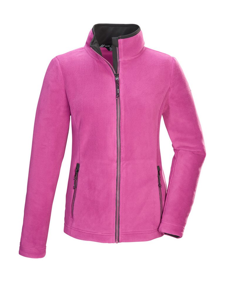 Killtec Fleecejacke KOW 3 WMN FLC JCKT Fleecejacke mit Stretch, Kinnschutz und verschließbaren Taschen von Killtec