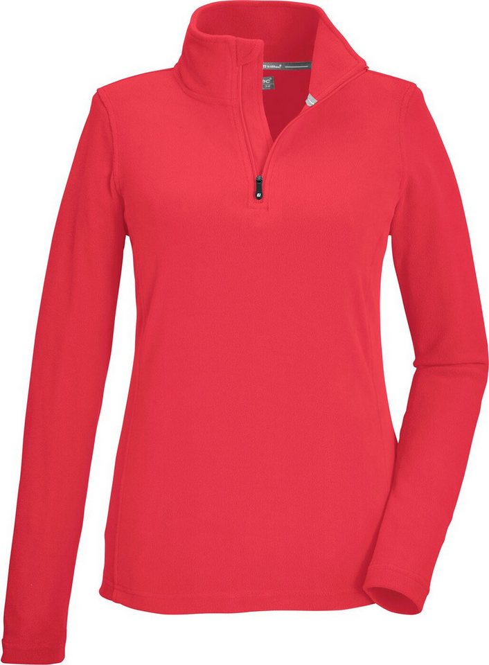 Killtec Fleeceshirt KSW 101 WMN FLC SHRT modern red von Killtec