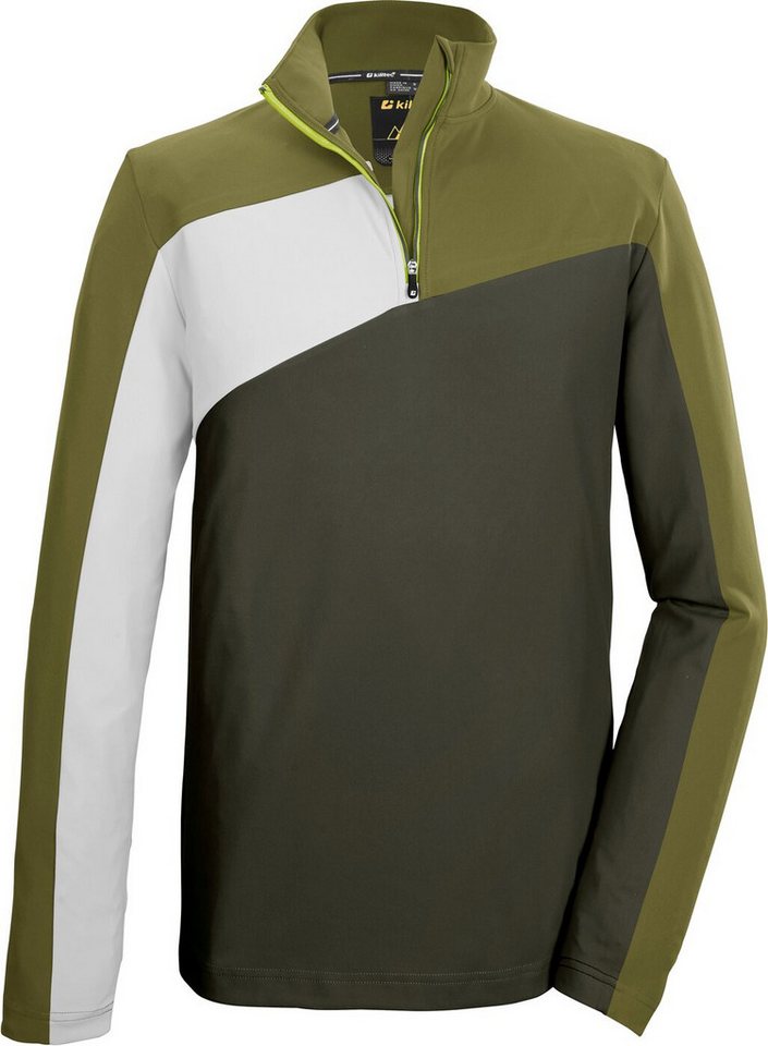 Killtec Fleeceshirt KSW 65 MN LS SHRT dark moss von Killtec