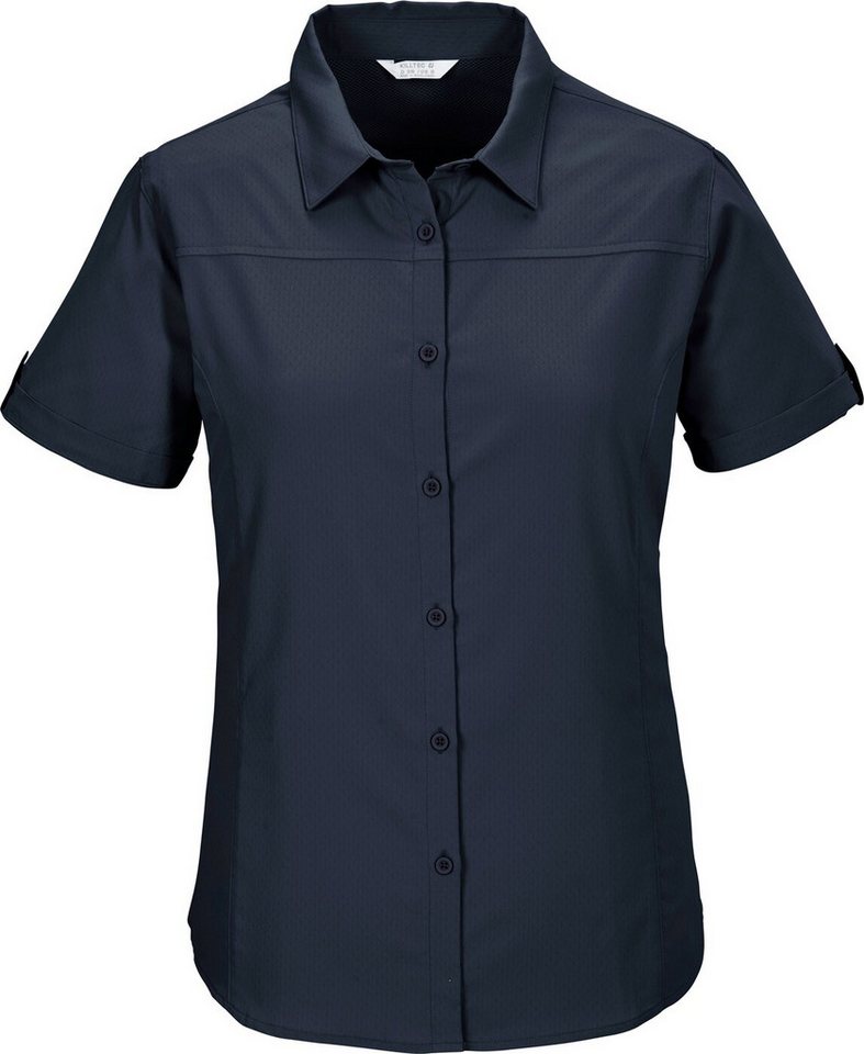 Killtec Funktionsbluse KOS 1 WMN WVN SHRT NACHTBLAU Wander Bluse Damen von Killtec