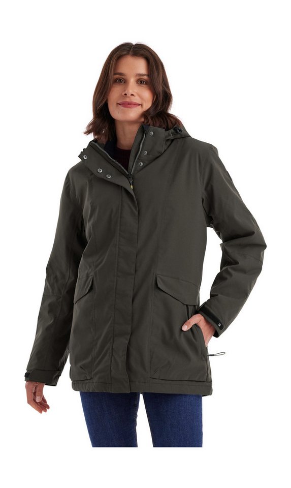 Killtec Funktionsjacke Damen Jacke Wasserdichte, atmungsaktive Damenjacke mit abnehmbarer Kapuze von Killtec
