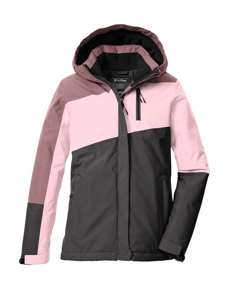 Killtec Funktionsjacke KOW 218 GRLS JCKT Winddichte, wasserdichte Kinderjacke mit verstellbarer Kapuze von Killtec