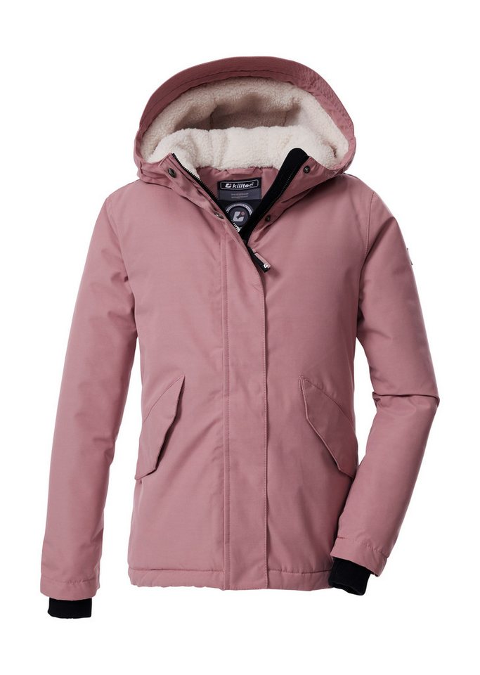 Killtec Funktionsjacke KOW 235 GRLS JCKT Wind- und wasserdichte Kids-Jacke mit Teddyfell, PFAs-frei imprägniert von Killtec