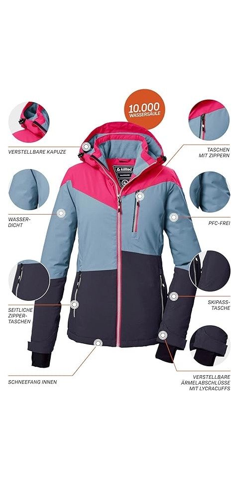 Killtec Funktionsjacke KSW 197 WMN SKI JCKT BLAUGRAU von Killtec