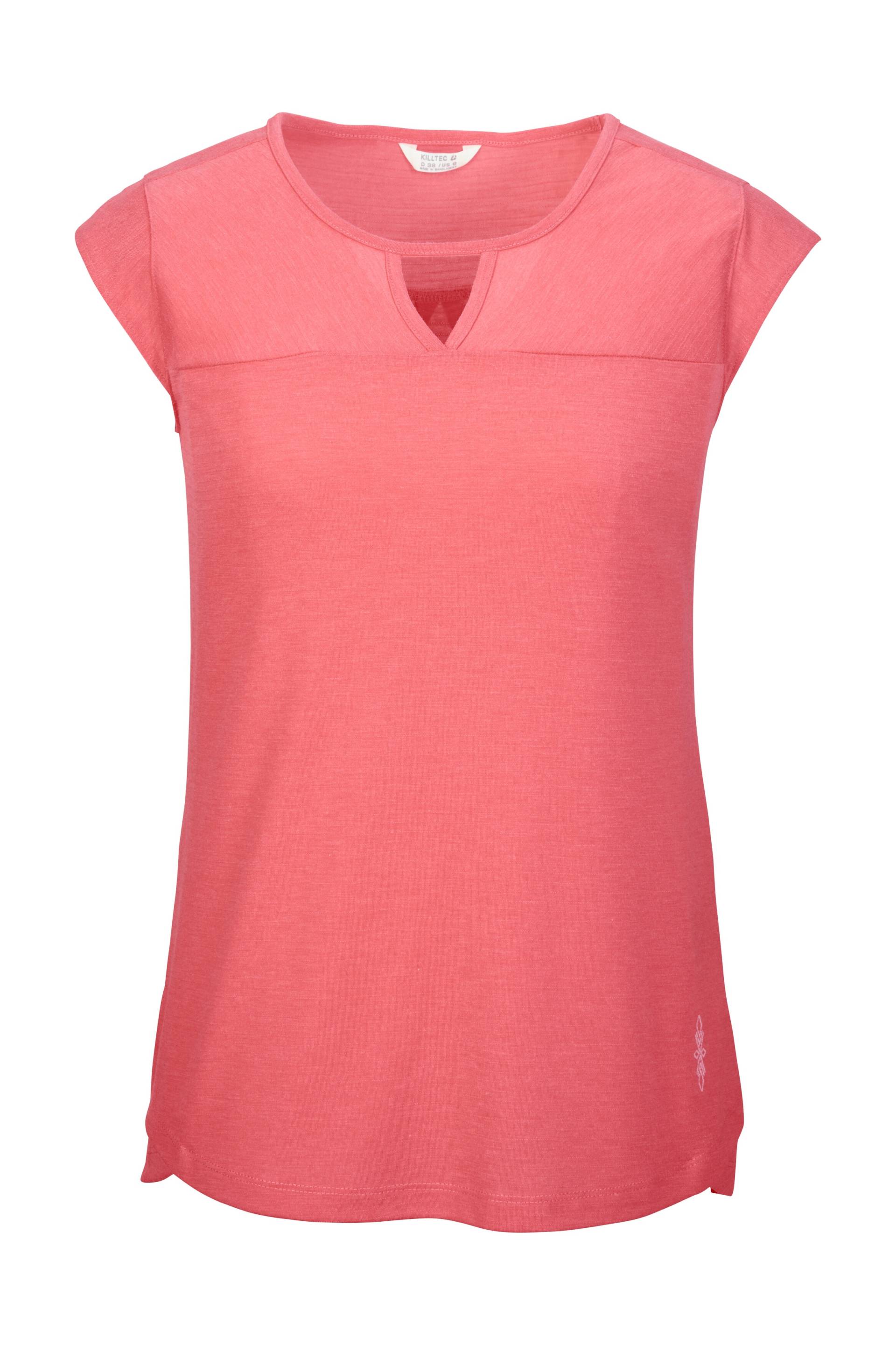 Killtec Funktionstop "KOS 76 WMN TP", Schnelltrocknendes Damen-Top mit femininem Ausschnitt und Raffung von Killtec