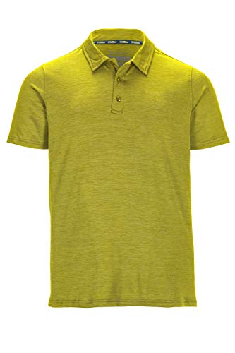 Killtec Herren Lilleo MN PL SHRT Funktions Poloshirt, dunkellime, XL von Killtec