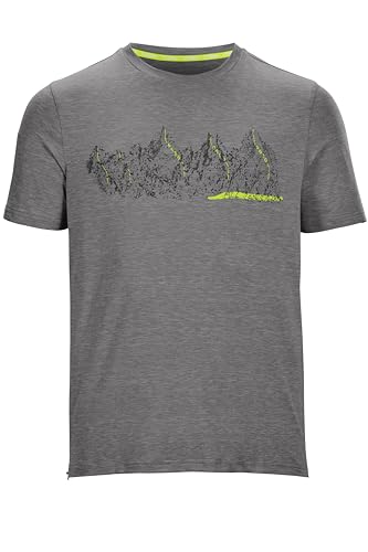 Killtec Herren Lilleo Mn Tshrt C Funktions T-Shirt, Grau, 7XL von Killtec