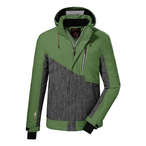 Killtec Herren Outdoorjacke Graumeliert/hellgrau/orange XL von Killtec