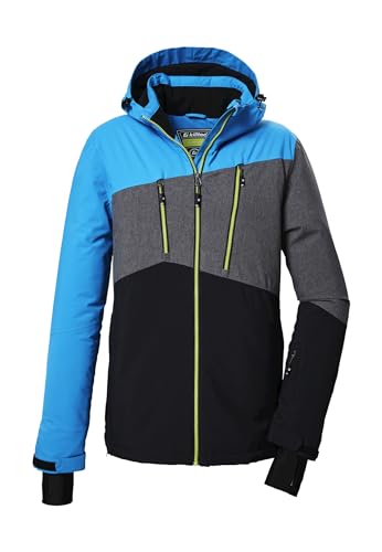 Killtec Herren Skijacke Funktionsjacke mit Kapuze und Schneefang KSW 306 MN SKI Jckt wasserdicht, Winddicht, atmungsaktiv 00808-himmelblau S von Killtec