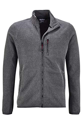 Killtec Herren Sweatjacke Arland MN Knitfleece Jckt A, Farbe:anthrazit, Größe:L von Killtec