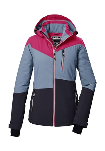 Killtec Damen Skijacke Funktionsjacke mit Kapuze KSW 197 WMN SKI JCKT wasserdicht, atmungsaktiv 00824-blaugrau 42 von Killtec