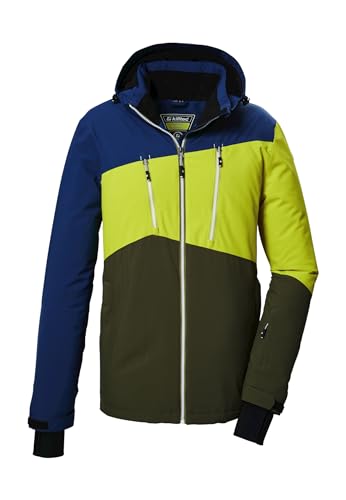 Killtec Herren Skijacke Funktionsjacke mit Kapuze und Schneefang KSW 306 MN SKI Jckt wasserdicht, Winddicht, atmungsaktiv 00836-dunkelpetrol M von Killtec